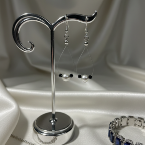 Σκουλαρίκια "Inner Clarity & Ambition" – Με Αιματίτη για Γείωση & Μπλε Χρυσόλιθο